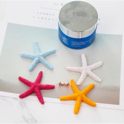 Marine Style 4pcs/lot Simulation Starfish Sea Star Resin Model Ornament Photography Props Studio Photo Backdrop DIY Accessories