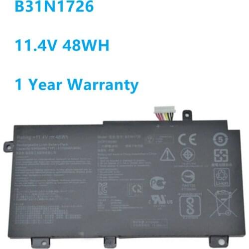 B31N1726 3ICP7/60/80 Laptop Battery for ASUS FX80 FX80GD FX86 FX86FM FX86FE FX504 FX505 Series B31N1726 11.4V 48Wh