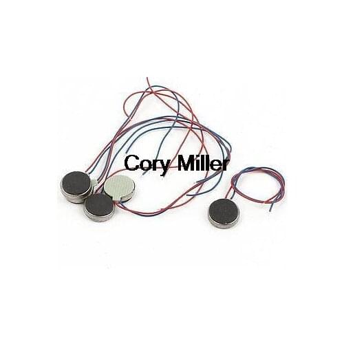 3V/0.1A 1.5V/0.05A Cell Phone Coin Flat Vibration Brushless Motor 10x2.7mm