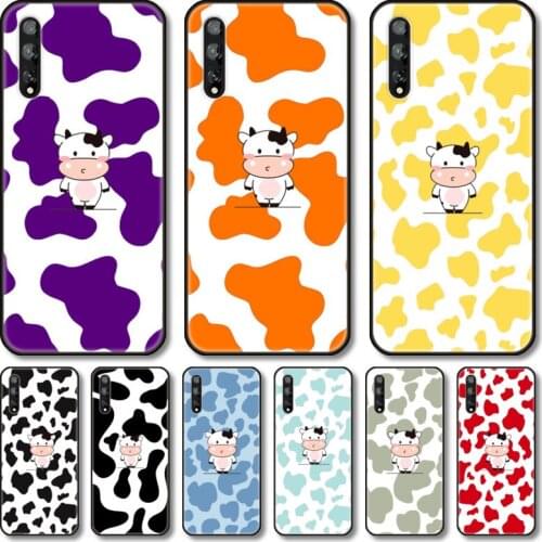 Lovely cows Phone Case For Huawei Y 5 6 7 8 9 A P S Pro 2020 2019 Black Shell Cover