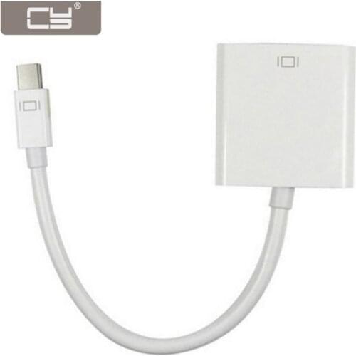 CY Active Mini Displayport DP to VGA RGB Female Adapter Cable for Macbook Minitor Projector