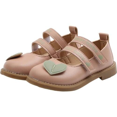 Childrens Leather Shoes Spring New Soft-soled Girls Princess Shoes Non-slip Wild Baby Single Shoes Kids Fashion Shoes