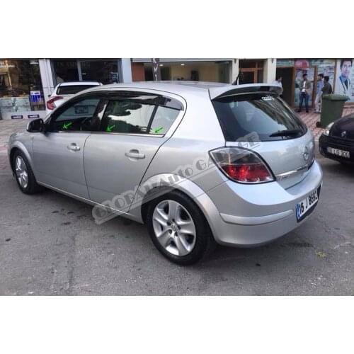 For Opel Astra H Hatchback 2004-2012 Chrome Window Moulding Window Frame Framework Auto Accessory Diffüser Spilitter Car-styling