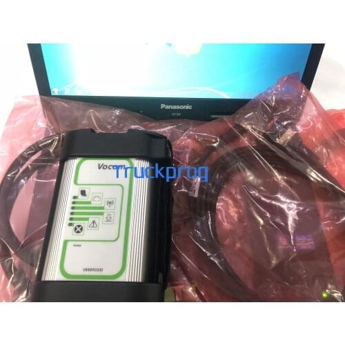 For VOLVO Vocom 88890300 VOCOM 1+2.7 PTT dev2tool Truck Construction excavator Diagnostic tool+Thoughbook CF53/CF31 LAPTOP