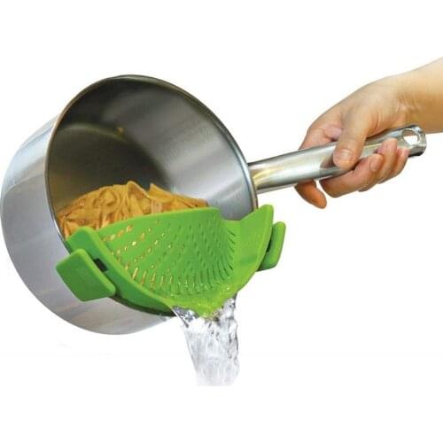 150pcs/lot Colander Pourer of Noodles with Clips for Pots, Pans, Extraction of Excesses of Liquids in Foods