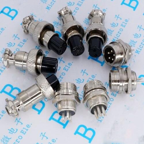 GX12-2, 3, 4, 5 6 core aviation plug connector Air outlet hole RS765 12 mm