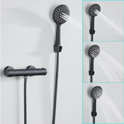 HOTBEST Black Shower Faucets