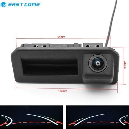 1080P Trajectory Tracks Reverse Car Rear View Camera Trunk handle For Audi Q2 Q5L A5 Skoda karoq Cayenne Bora Car Camera