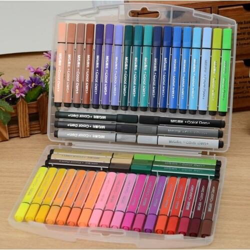 Chenguang large capacity 48 colors stationery trigonometric water wash watercolor colored pen Art Markers
