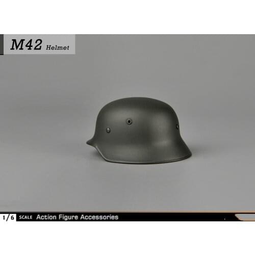 1/6 WWII Soviet Army Metal Helmet Models for 12''Figures Bodies Accessories DIY