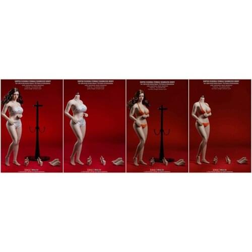 Hot Sales 1/6th TBLeague Super Flexible Movable Stainless Female Body Figures LLB2020-S38 PLLB2020-S39 For 12inch Doll Collect
