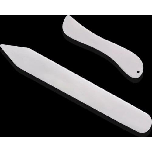 MIUSIE 2pcs handmade plastic cattle fracture imitation bone paper knife folder letter knife imitation cattle fracture scraper