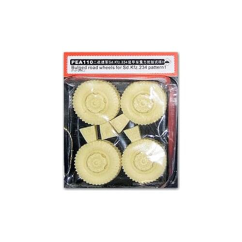 KNL HOBBY Voyager Model PEA110 Sd.Kfz.234 wheeled armored vehicle with resin made of gravity wheel type 1