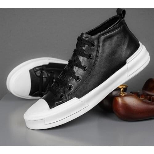 Mens Casual Shoes Fashion Outdoor Shoes Breathable Loafers Genuine Leather Flat Shoes Moccasins Non-Slip Walking Shoes