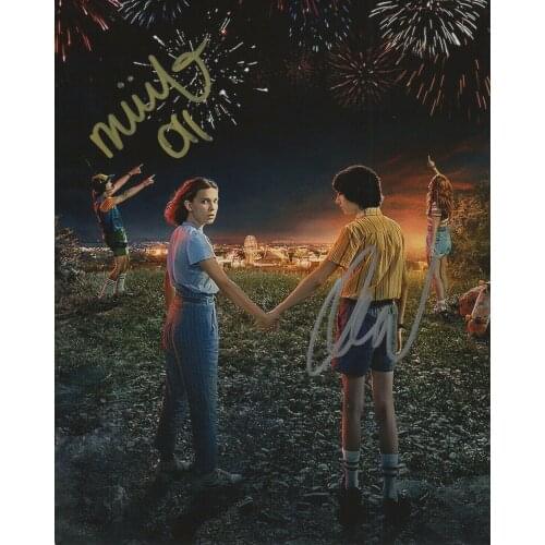 Stranger Things SIGNED PHOTO Art Film Print Silk Poster Home Wall Decor 24x36inch