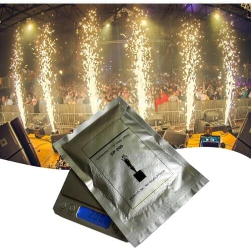 Indoor Cold Fireworks Fountain Machine Metal Titanium Powder Granuel for Cold Spark Machine Wedding