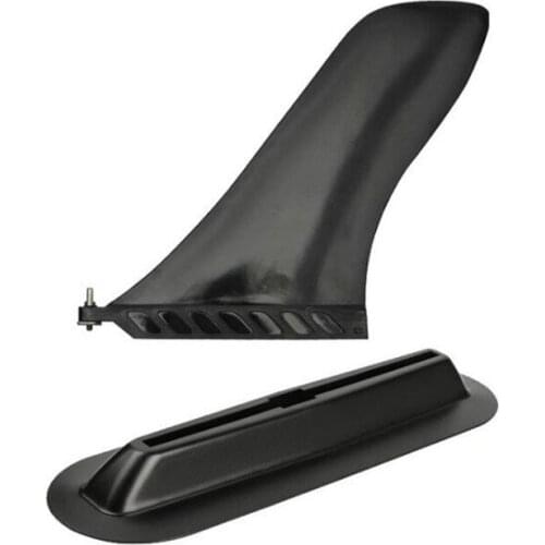 Surfboard Fins 255mmX290mm Inflatable Boat Single Fin with Base Replacement Accessories Universal Sup Paddle Fin