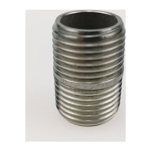 Stainless Steel 304 1/2" BSP Close Nipple Pipe Fitting