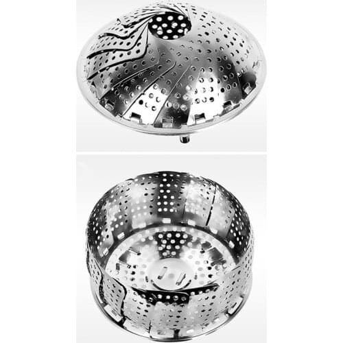 Stainless Steel Steamer Steaming Rack Drawer Tray Fruit Stand Cookware Kitchen tool Accessories Durable Pot Steamer Trays Slow