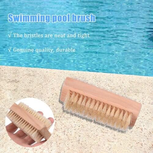 Wall Cleaning Brush Groove Type Unsigned Portable Swimming Pool Cleaning Brush Broom Brush Cleaning Set