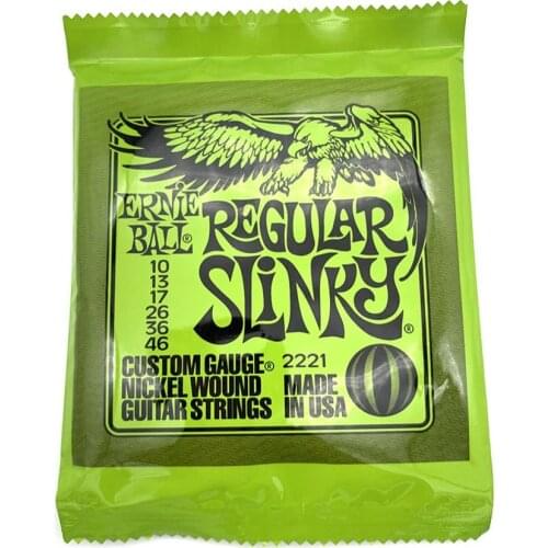 2021 Ernie Ball Electric Guitar Strings Play Real Heavy Metal Rock 2221 2220 2222 2223 2225 2006 2004 Musical Instrument Parts