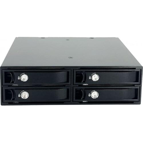 TOOLFREE 4-bay 2.5 inch for U.2 NVMe SSD 32Gbps Optical Drive Mobile Rack Hard Disk Extraction Box Support 5-15mm Thickness SSD