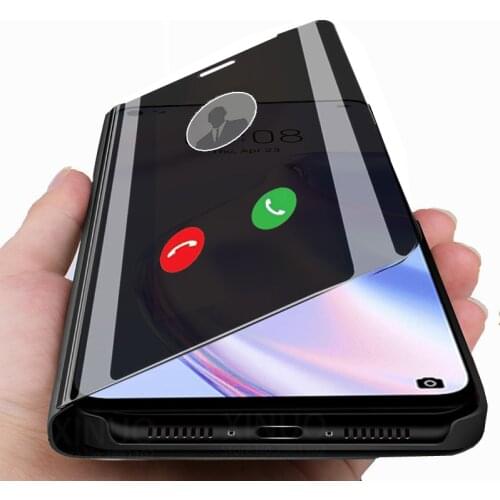 Smart Mirror case for Huawei P40 lite 5G stand book flip cover for huawei P 40lite 40 lite huavei P40 lit light 5G covers coque