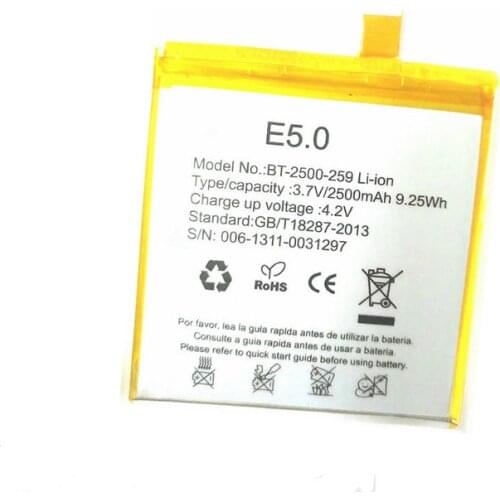 Westrock 2500mAh E5 Battery for BQ Aquaris E5.0 E5 FHD E5 HD Cell Phone