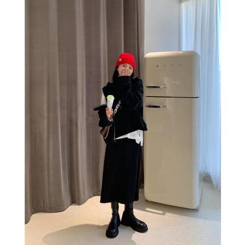 Winter hoodie sport strapless zipper detachable sleeve loose pullover black cotton jacket