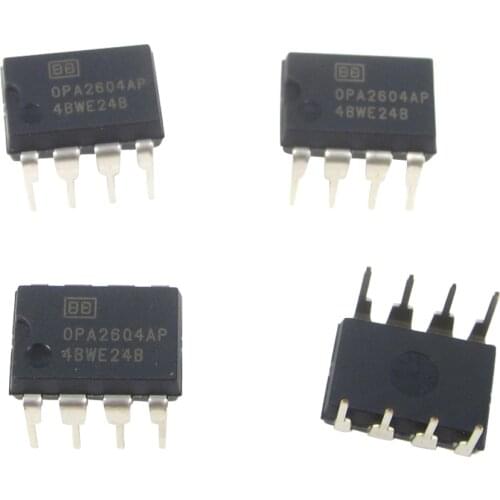 2pcs/10pcs Original brand new imported OPA2604AP plastic DIP dual op amp TI BB company free shipping