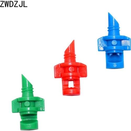 Garden Irrigation Refraction nozzle Threaded Sprinkler connection fog nozzle 90/180/360 Degrees Sprayer 30pcs