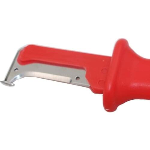 31HS German Style Cable Knife Wire Stripper Patent Hook Fixed Blade Patent Stripping tools Wire Stripper Knife