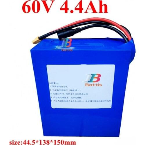60v unicycle battery pack 60v 4.4Ah 350w 4400mah for brand 18650 cell li-ion battery pack 60v 4400mah scooter skateboard battery