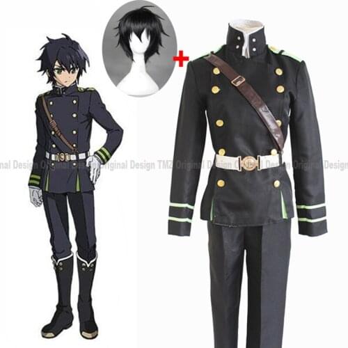 Anime Seraph of the Final Yuichiro Hyakuya Cosplay Military Uniform Owari No Seraph Cosplay Costumes Halloween Carnival Costume
