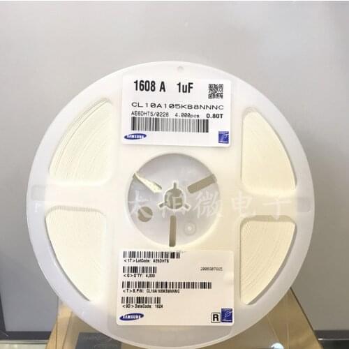 CL10B105KQ8NNNC CL10B105KP8NNNC CL10B105KO8NNNC CL10B105KA8NNNC CL10B105KB8NNNC CL10B105KA8NFNC 0603/1608 1uF 105K 10V 6.3VMLC