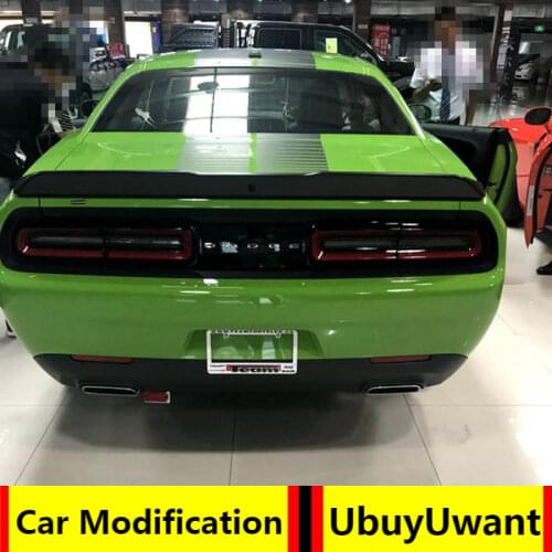 For Dodge Challenger 2015 2016 2017 2018 Rear Spoiler High Quality ABS Material Primer Color Car Tail Wing Decoration