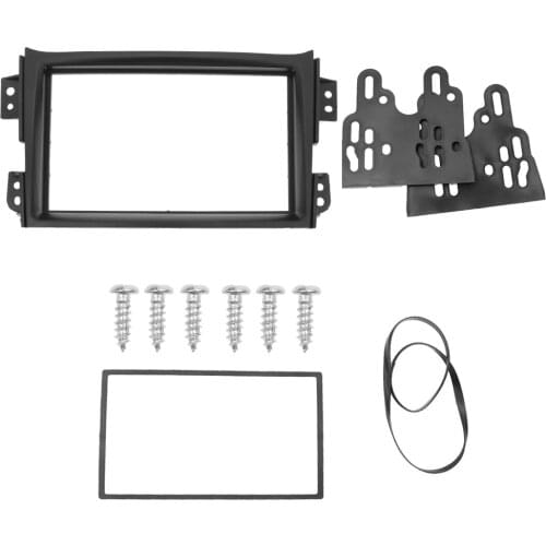Double 2DIN DVD Audio Front Surround Frame Panel Fascia for SUZUKI Splash 2008