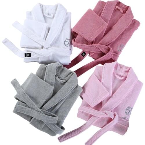 Winter Mens Robe Thick Male 100% Cotton Terry Towel Fleece Long Bathrobe Mens Hotel Home Thick Warm Dressing Gown Kimono Robes