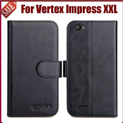 Vertex Impress XXL Case New Arrival 6 Colors High Quality Flip Leather Protective Phone Case For Vertex Impress XXL Cover
