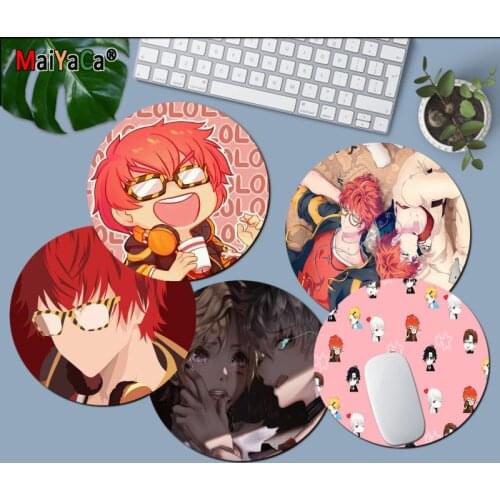Maiyaca Hot Sales 707 Mystic Messenger Durable Rubber Mouse Mat Pad gaming Mousepad Rug For PC Laptop Notebook
