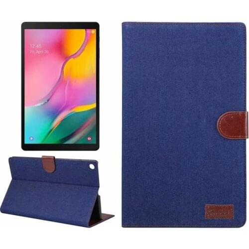 Fashion Jeans Stripes PU Leather Tablet Case for Samsung Galaxy Tab A SM-T510 SM-T515 10.1 Inch 2019 Flip Stand Cover Coque+pen
