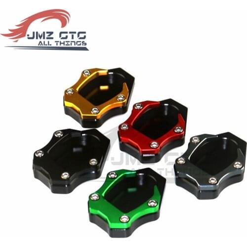 Motorcycl Foot Side Stand Enlarger Extension Pad Support Plate For Kawasaki Ninja 400 18-2019 VERSYS 650 2010-2016 KLX 250 09-16