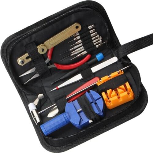 16Pcs Watch Tools Watch Opener Remover Spring Bar Repair Pry Screwdriver Clock Watch Repair Tool Kit Watchmaker Tools Parts