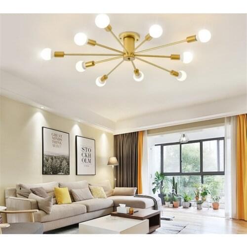 Industrial Spider Chandeliers Modern Chandelier Lighting Vintage Led Chandelier for Bedroom Living Room Decoration Kitchen E27