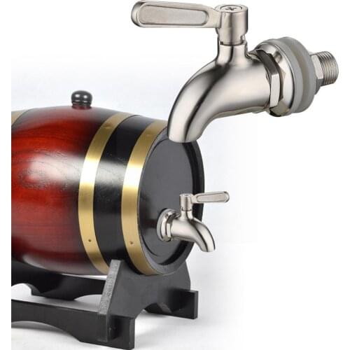 1pc Steel Wine Barrel Faucet Drink Juice Boiled Bucket Bubble Available Coffee Ball Valve Faucet Valve Jar F1R6