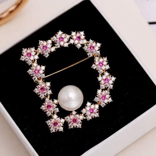 SWOUR Brooches Letter On Clothes