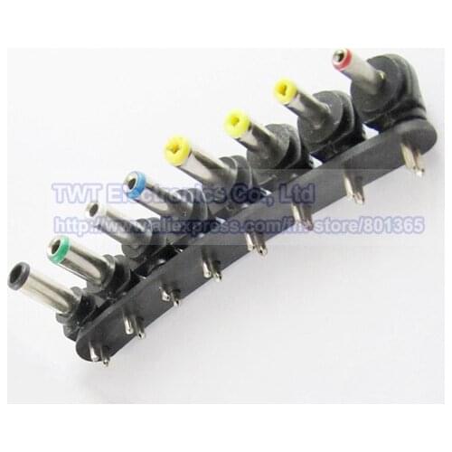 Universal DC AC 2 Pin Male Plug Charger Tip Power Adapter For Notebook Laptop, DC power Connector , 3Set , Free shipping