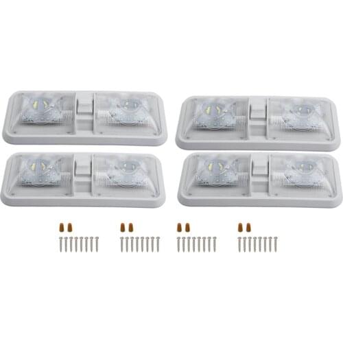 RV Interior Led Ceiling Light Boat Camper Trailer Single Dome 12V 280LM Dimmer