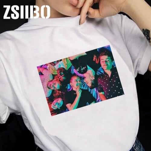 Women T-shirts clothing tshirt sleeve Harajuku clothes vintage dropshipping Shirt Print Female Tops vegan streetwear Round neck