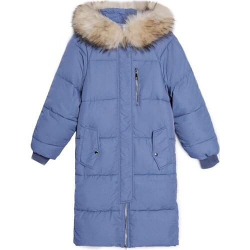 2019 winter new Casual cotton Outwear women fashion Loose Warm Thick Cotton Parker women Solid color Hooded Long Cotton Coats